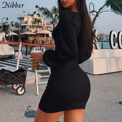 Vestido Manga Longa Black na internet