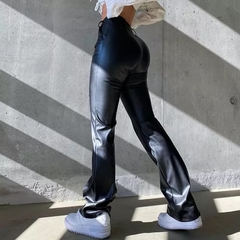 Calça Vintage de Couro - comprar online