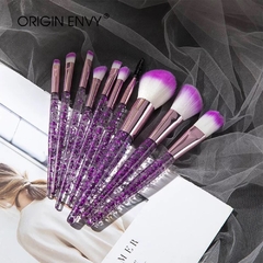 Pincéis de Maquiagem Glitter 10pçs