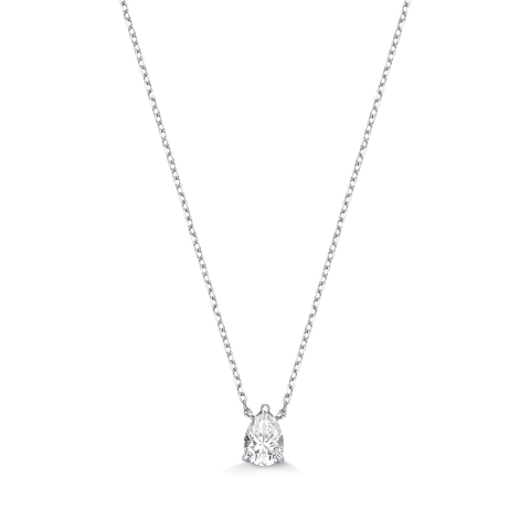 Colar Gota Moissanite Prata 925 - comprar online