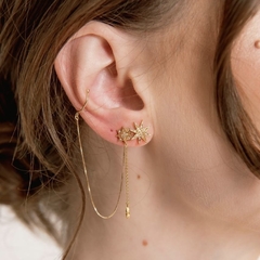PIERCING CORRENTE COM ARGOLA OURO 18K - comprar online