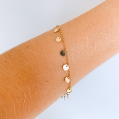PULSEIRA CONFETE OURO 18K na internet