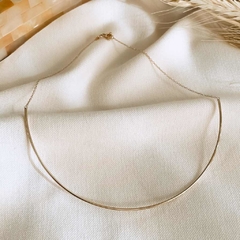 colar meio Aro slim 18k - comprar online