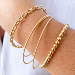 Pulseira corda de violão ouro 18k (escolha quantas voltas desejar) na internet