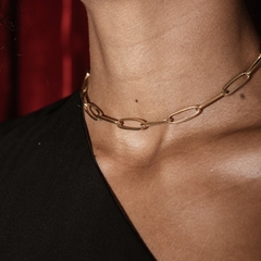 Colar Elos alongados ouro 18k - comprar online