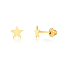 Brinco Estrela (4.5Mm) ouro 18k - comprar online