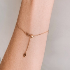 PULSEIRA PINGENTES PATUÁS OURO 18K