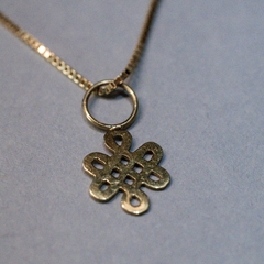 PINGENTE NÓ DO AMOR OURO 18k