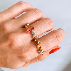 ANEL TOPAZIO OVAL OURO 18K na internet