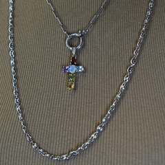 COLAR LONGO ELO GUCCI (70 CM) PRATA 925 - comprar online