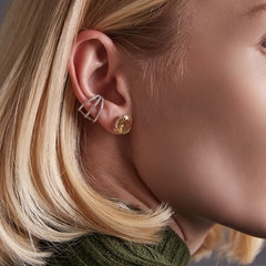 Piercing 3 Fileiras brilhante Ouro Branco 18k - comprar online