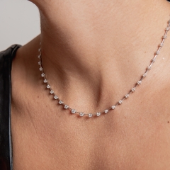 Colar Riviera Ouro 18k Diamantes