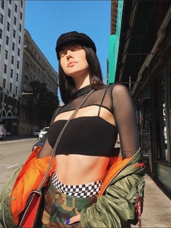 TOP CROPPED TULE - comprar online