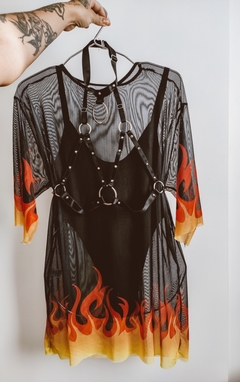 DRESS TULE FIRE