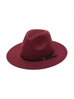 Chapéu fedora vinho - comprar online
