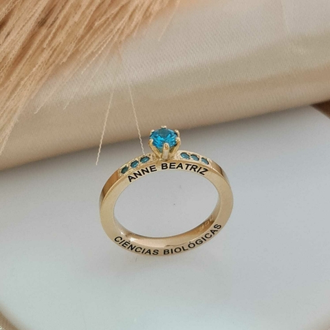 Banner da categoria anel de formatura personalizado