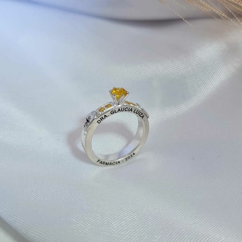 Anel de formatura SUPREME PRATA