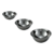 Set de Bowls x 3 "Cinnamon" mod. MMAC0018 acero inox. - comprar online