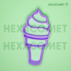 Cortante para galletitas Helado 8