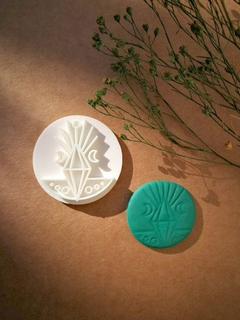 Sello para galletitas porcelana ceramica magia esotericos 14
