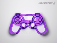 Cortante para galletitas joystick gamer