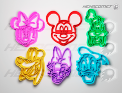 Cortante para galletitas Disney Packx6