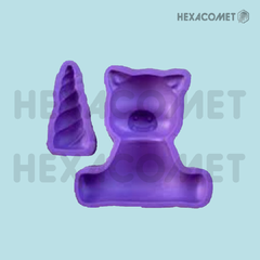 Molde de silicona Unicornios 4