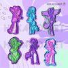 Cortante para galletitas My Little Pony Equestria Girls Packx6