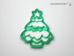 Cortante para galletitas navidad arbol navideño 2