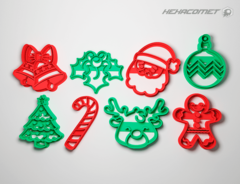 Cortante para galletitas navidad packx8 2