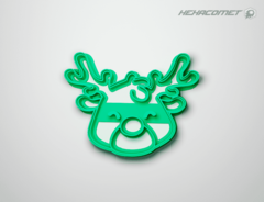 Cortante para galletitas navidad reno 5
