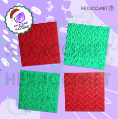 Texturizador para masas y galletitas 10x10 navidad packx4