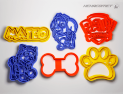 Cortante para galletitas Pawpatrol Packx6