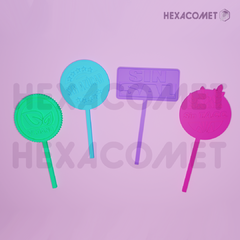 pinches para cupcakes señaladores saludables packx4