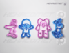 Cortantes para galletitas pocoyo packx4