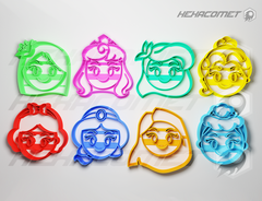 Cortante para galletitas Disney princesas packx8
