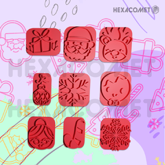 Sellos para masas y galletitas navidad packx18 en internet