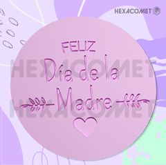 Sellos stamp para porcelana ceramica masas galletitas dia de la madre 2