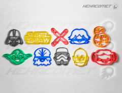 Cortante para galletitas star wars packx10