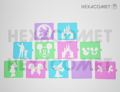 Stencil Disney Packx11