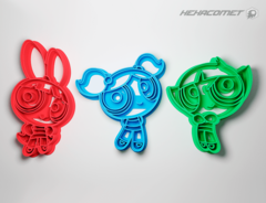 Cortante para galletitas las chicas super poderosas packx3