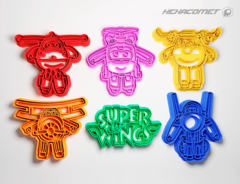 Cortante para galletitas super wings packx6