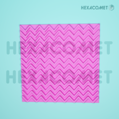 Texturizador para masas y galletitas 10x10 zigzag