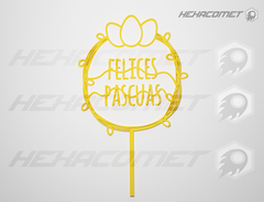 Caketopper para tortas pascua 2
