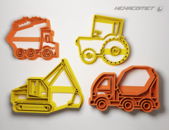 Cortante para galletitas construccion packx4
