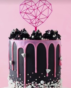 Caketopper para tortas Corazon 15cm