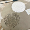 Sellos para galletitas porcelana ceramica mandala 2