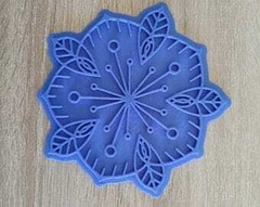 Sellos para galletitas porcelana ceramica mandala 14