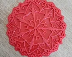 Sellos para galletitas porcelana ceramica mandala 13