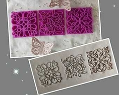 Sellos para galletitas porcelana ceramica mandala packx3 2